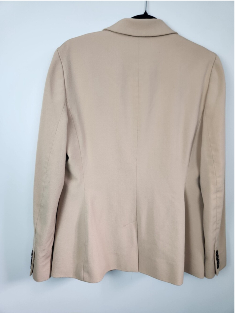 Ralph Lauren Beige Wool Blazer Suit Jacket Size 10 Preppy Heritage Professional - Picture 3 of 13